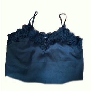 Abercrombie & Fitch Black Lace Tank